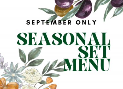 Seasonal Set Menu