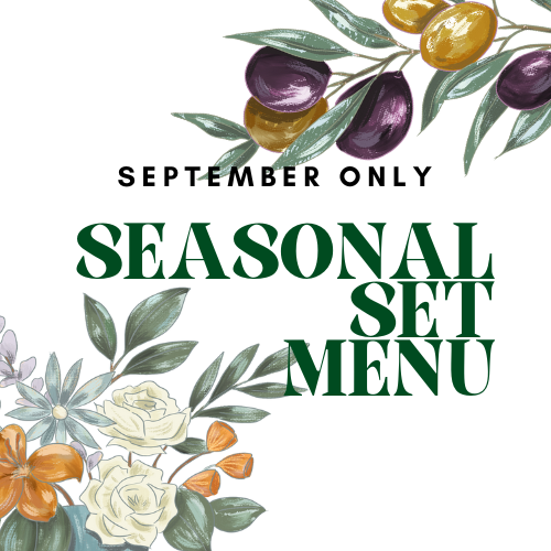 Seasonal Set Menu