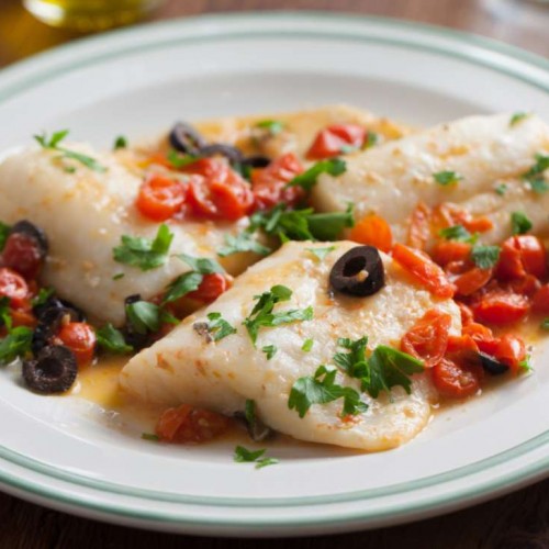 Branzino alla mediterranea 