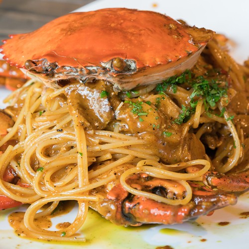 Linguine con Granchio