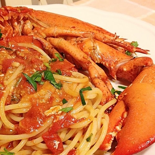 Linguine con Granchio
