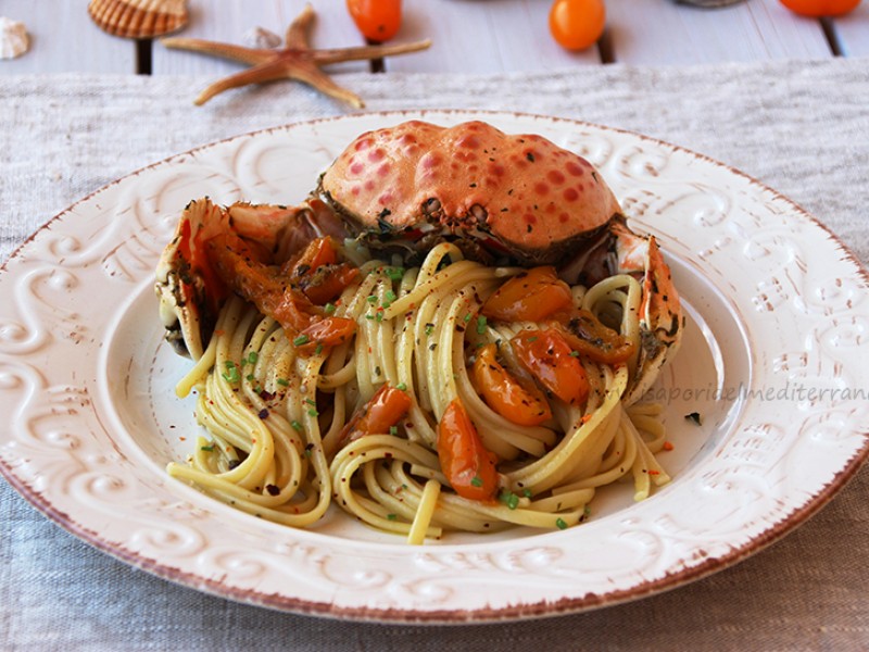 Linguine con Granchio